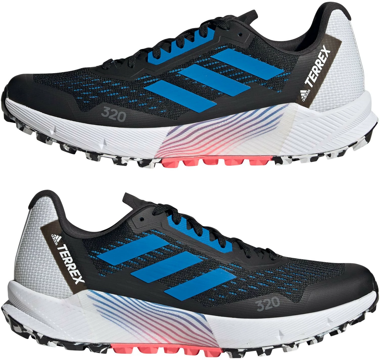 Adidas TERREX Agravic Flow 2 Trail Running Shoes Men, Zwart/wit 7 Adidas TERREX Agravic Flow 2 Trail Running Shoes Men, Zwart/wit - Afbeelding 5