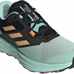 Adidas TERREX Speed Flow Trail Running Shoes Women, Groen/rood -Scarpa®-winkel adidas terrex speed flow trail running shoes women clear mint hazy orange screaming pink 3 2
