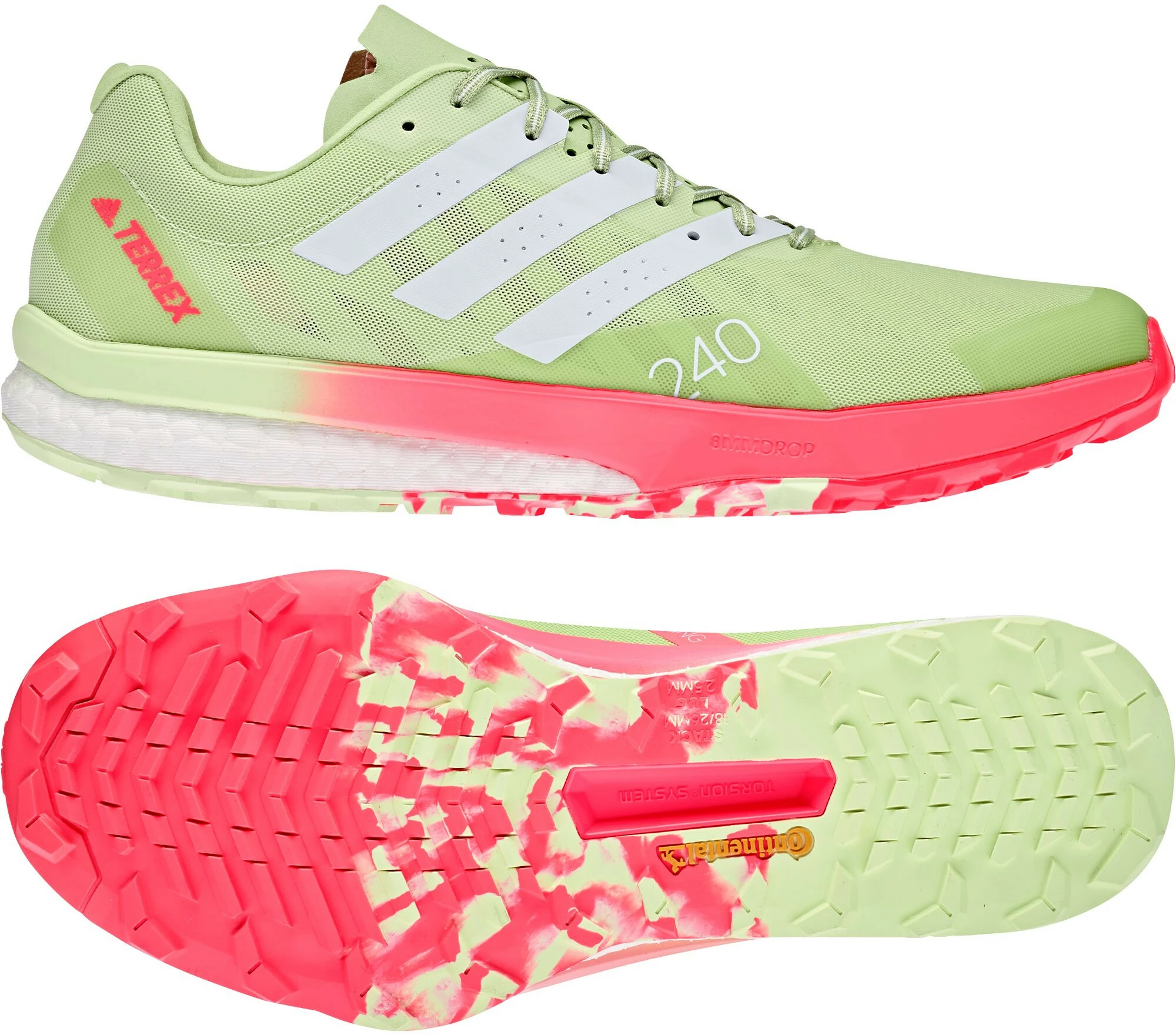 Adidas TERREX Speed Ultra Trail Running Shoes Men, Groen/rood 6 Adidas TERREX Speed Ultra Trail Running Shoes Men, Groen/rood - Afbeelding 4