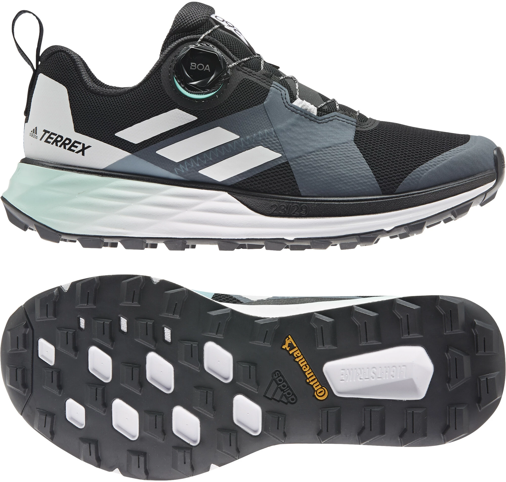 Adidas TERREX Two Boa Trail Running Shoes Women, Zwart/grijs 7 Adidas TERREX Two Boa Trail Running Shoes Women, Zwart/grijs - Afbeelding 5