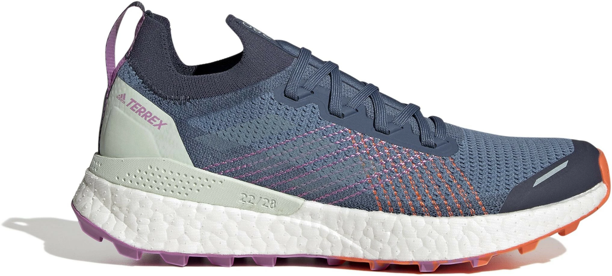 Adidas TERREX Two Ultra Primeblue Trail Running Shoes Women, Blauw 4 Adidas TERREX Two Ultra Primeblue Trail Running Shoes Women, Blauw - Afbeelding 2