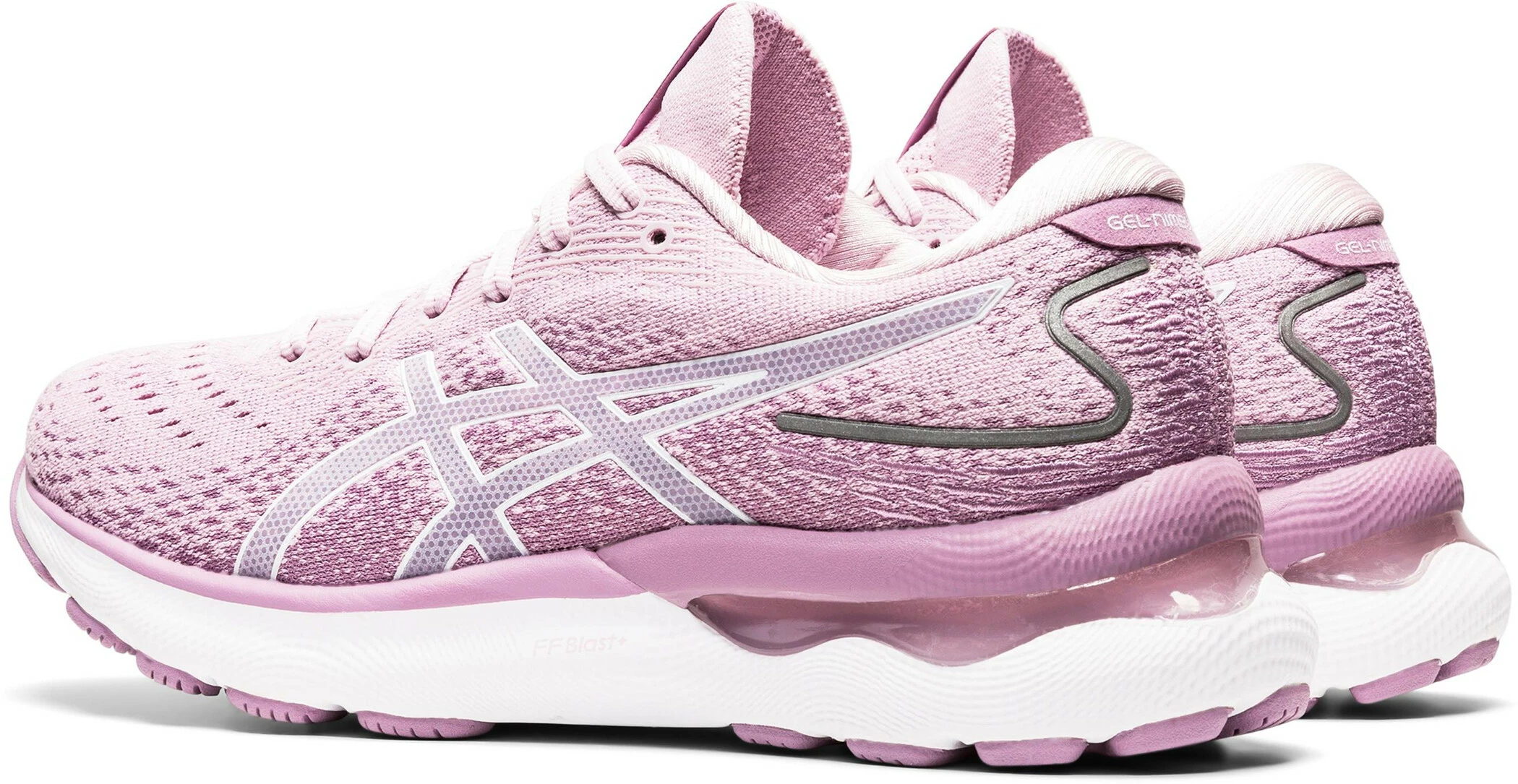 Asics Gel-Nimbus 24 Shoes Women, Zwart 4 Asics Gel-Nimbus 24 Shoes Women, Zwart - Afbeelding 2