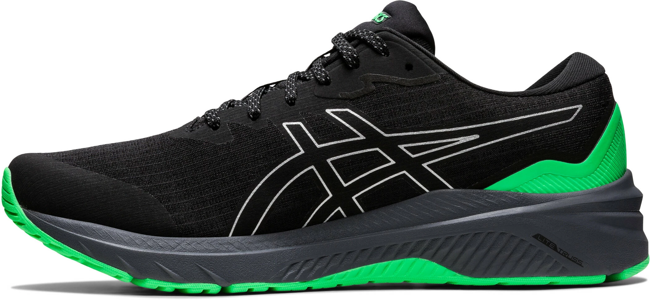 Asics GT-1000 11 Lite-Show Shoes Men, Zwart/groen 4 Asics GT-1000 11 Lite-Show Shoes Men, Zwart/groen - Afbeelding 2