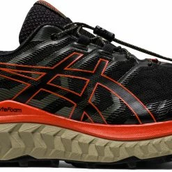 Asics Trabuco Max Shoes Men, Zwart/rood
