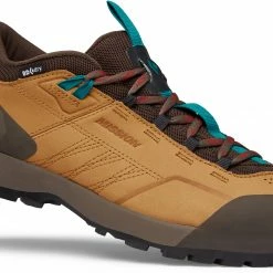 Black Diamond Mission Leather Low WP Approach Shoes Men, Olijf/zwart