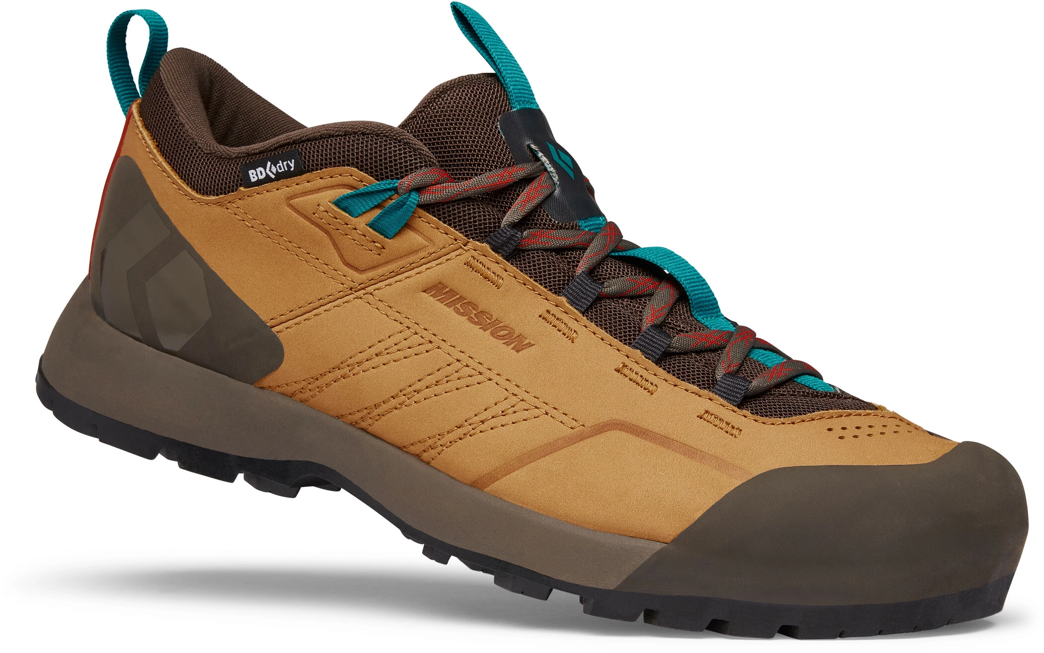 Black Diamond Mission Leather Low WP Approach Shoes Men, Olijf/zwart 3 Black Diamond Mission Leather Low WP Approach Shoes Men, Olijf/zwart