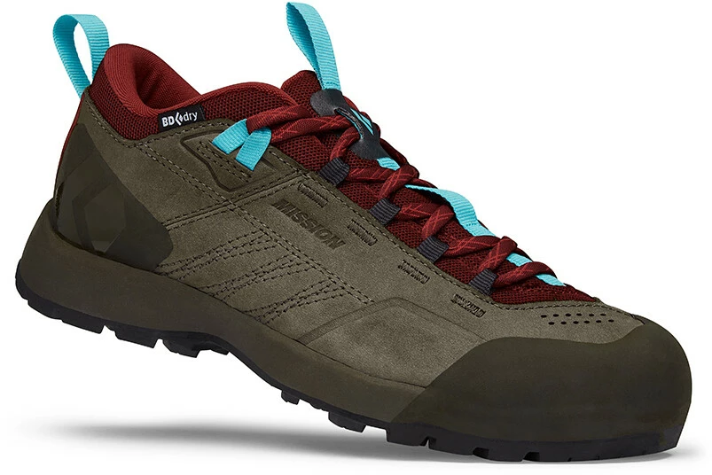 Black Diamond Mission Leather Low WP Approach Shoes Women, Violet/zwart 3 Black Diamond Mission Leather Low WP Approach Shoes Women, Violet/zwart