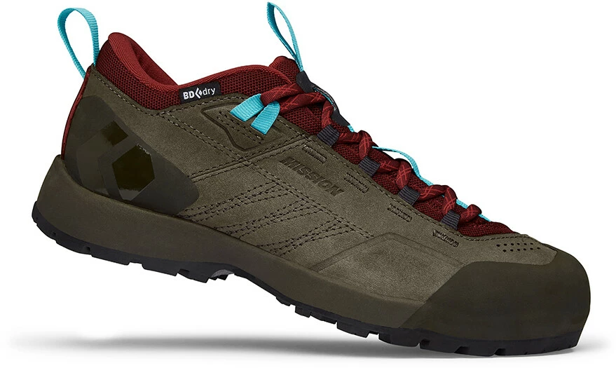 Black Diamond Mission Leather Low WP Approach Shoes Women, Violet/zwart 5 Black Diamond Mission Leather Low WP Approach Shoes Women, Violet/zwart - Afbeelding 3