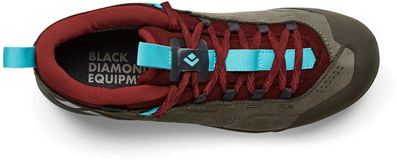 Black Diamond Mission Leather Low WP Approach Shoes Women, Violet/zwart 6 Black Diamond Mission Leather Low WP Approach Shoes Women, Violet/zwart - Afbeelding 4