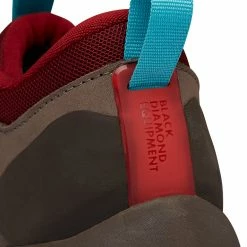 Black Diamond Mission Leather Low WP Approach Shoes Women, Bruin/rood -Scarpa®-winkel black diamond mission leather low wp approach shoes women malted grenadine 7