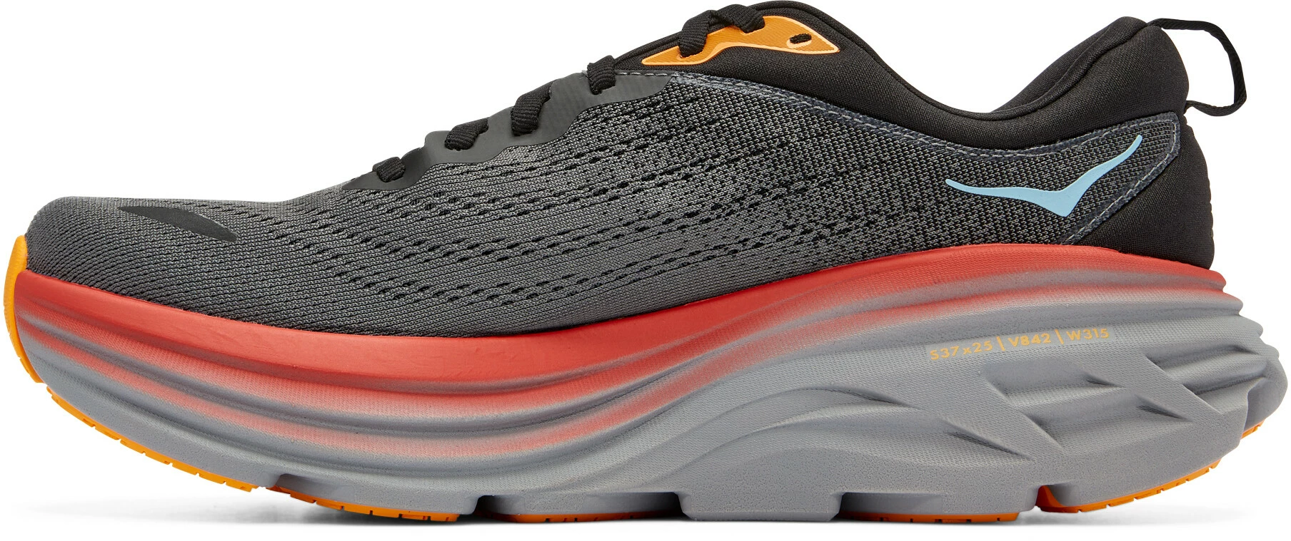 Hoka One One Bondi 8 Running Shoes Men, Blauw 4 Hoka One One Bondi 8 Running Shoes Men, Blauw - Afbeelding 2