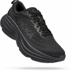 Hoka One One Bondi 8 Wide Running Shoes Men, Zwart