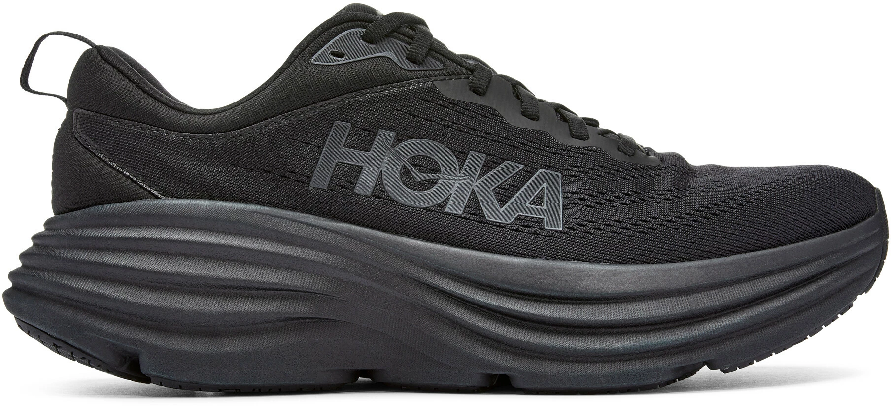 Hoka One One Bondi 8 Wide Running Shoes Men, Zwart 5 Hoka One One Bondi 8 Wide Running Shoes Men, Zwart - Afbeelding 3