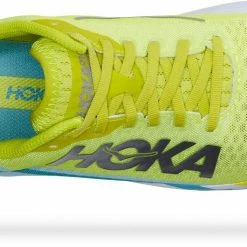 Hoka One One Rocket X Running Shoes, Geel/turquoise -Scarpa®-winkel hoka one one rocket x running shoes men blue glass evening primrose 5