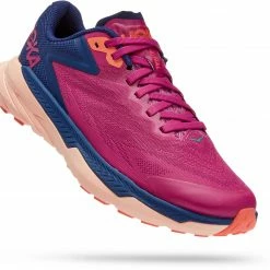 Hoka One One Zinal Running Shoes Women, Roze/blauw