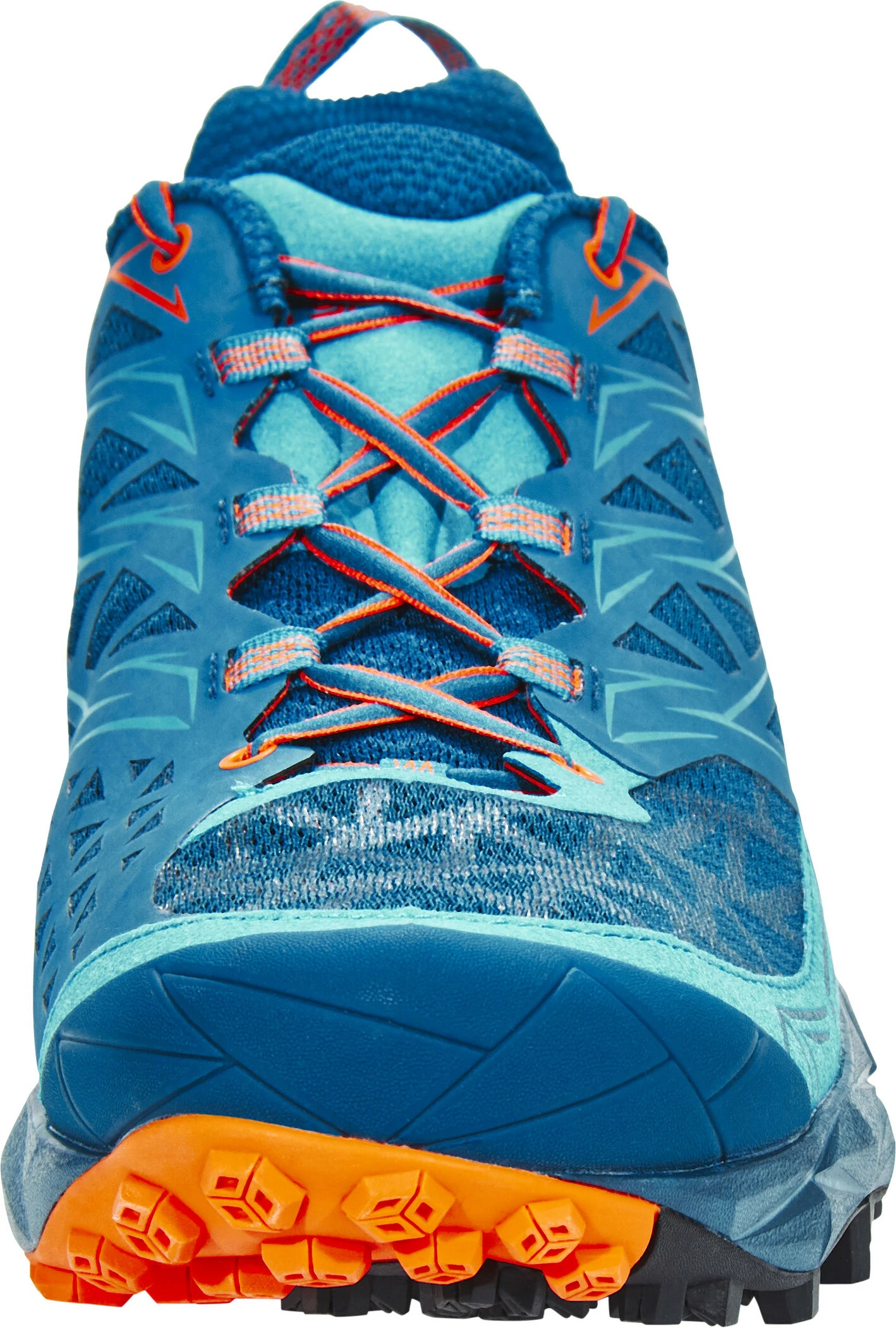 La Sportiva Akyra Hardloopschoenen Heren, Petrol/oranje 4 La Sportiva Akyra Hardloopschoenen Heren, Petrol/oranje - Afbeelding 2