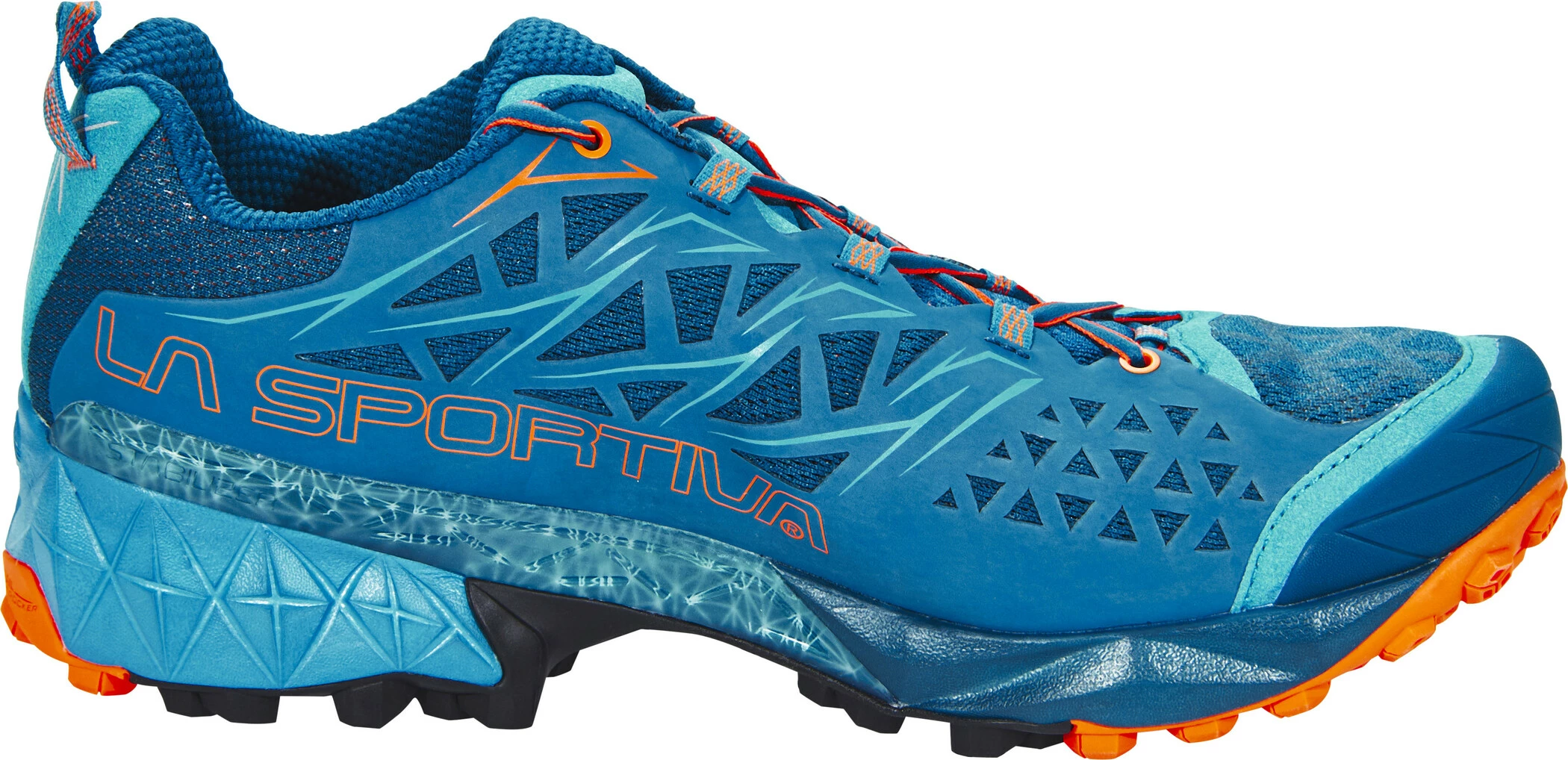 La Sportiva Akyra Hardloopschoenen Heren, Petrol/oranje 6 La Sportiva Akyra Hardloopschoenen Heren, Petrol/oranje - Afbeelding 4