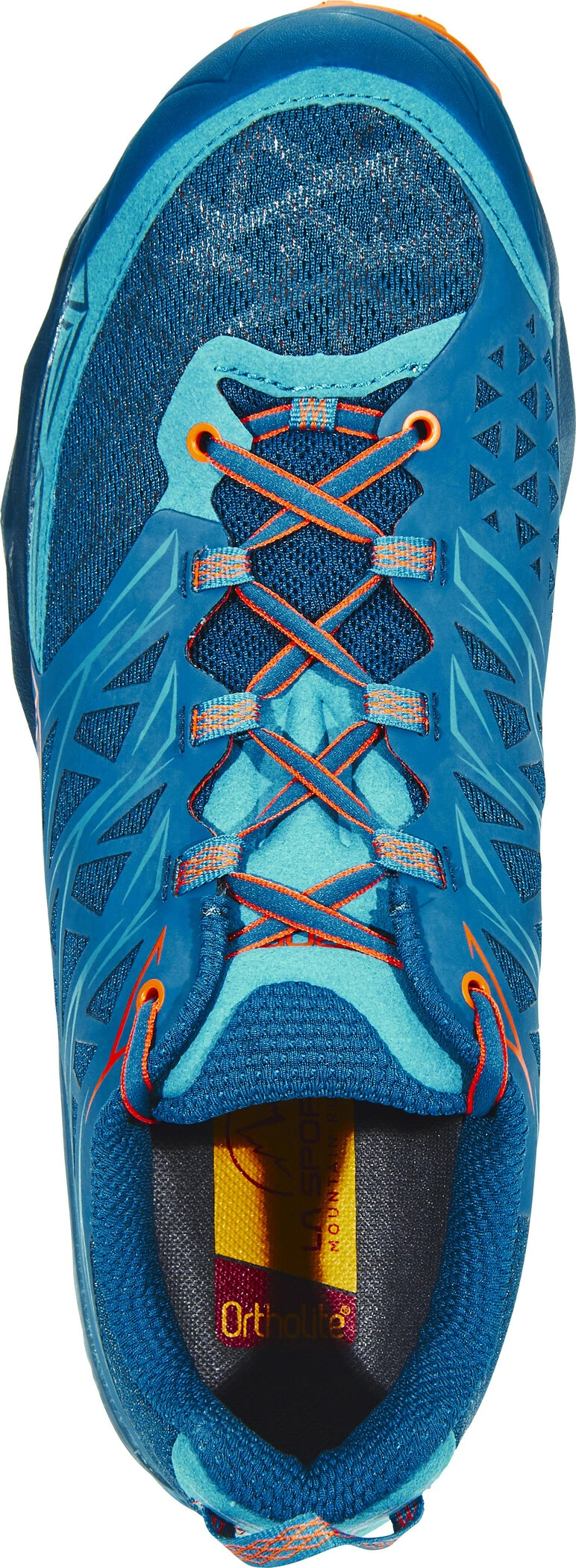 La Sportiva Akyra Hardloopschoenen Heren, Petrol/oranje 8 La Sportiva Akyra Hardloopschoenen Heren, Petrol/oranje - Afbeelding 6