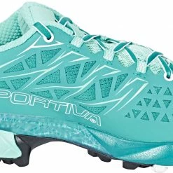 La Sportiva Akyra Hardloopschoenen Dames, Grijs/rood -Scarpa®-winkel la sportiva akyra running shoes women emerald mint 4 1