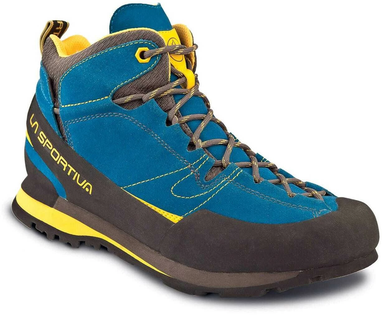 La Sportiva Boulder X Mid Schoenen Heren, Blauw/grijs 3 La Sportiva Boulder X Mid Schoenen Heren, Blauw/grijs