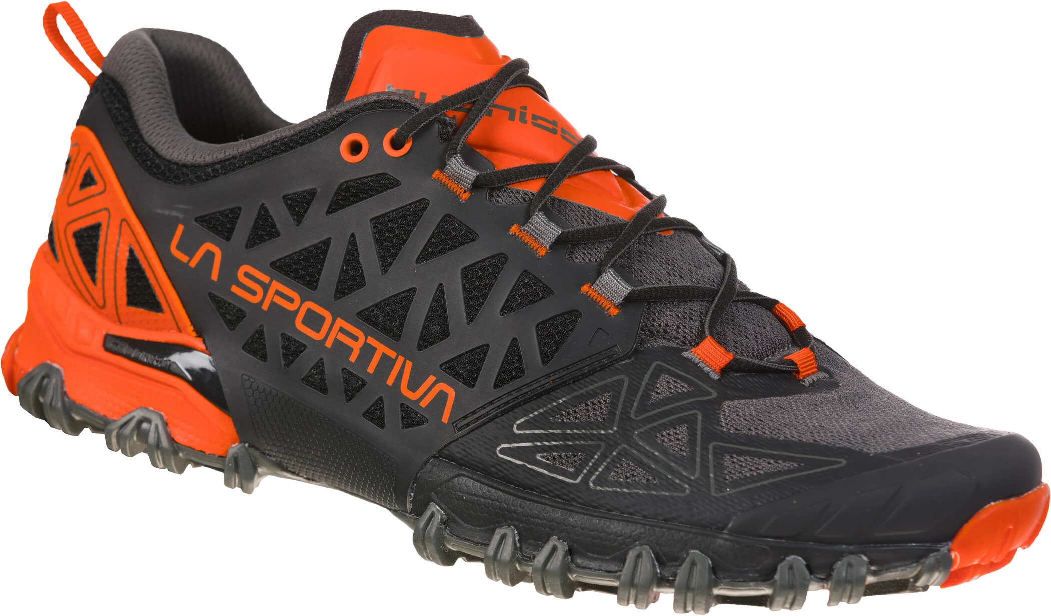 La Sportiva Bushido II Hardloopschoenen Heren, Grijs/groen 3 La Sportiva Bushido II Hardloopschoenen Heren, Grijs/groen