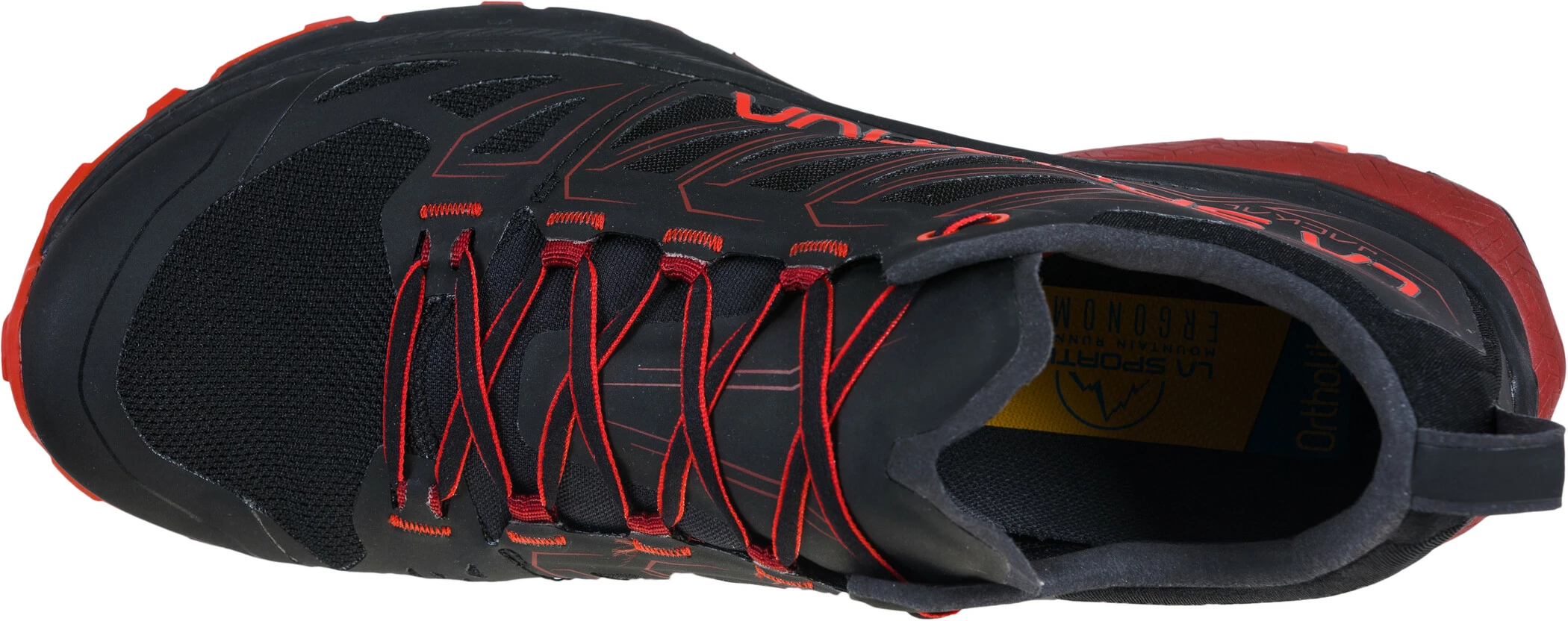 La Sportiva Jackal Hardloopschoenen Heren, Zwart/geel 6 La Sportiva Jackal Hardloopschoenen Heren, Zwart/geel - Afbeelding 4