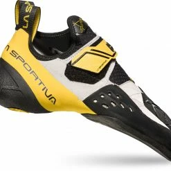 La Sportiva Solution Klimschoenen Heren, Wit/geel