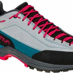 La Sportiva TX Guide Leather Shoes Women, Grijs/turquoise