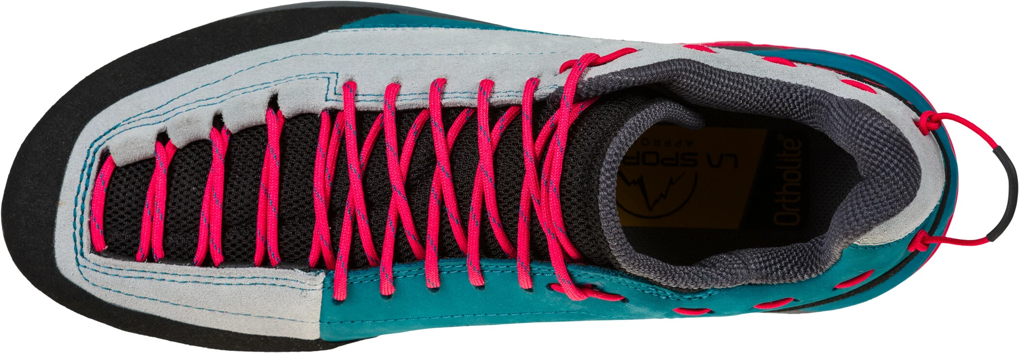 La Sportiva TX Guide Leather Shoes Women, Grijs/turquoise 8 La Sportiva TX Guide Leather Shoes Women, Grijs/turquoise - Afbeelding 6