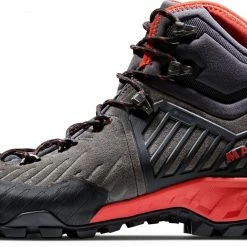 Mammut Alnasca Pro II Mid GTX Shoes Women, Grijs/rood