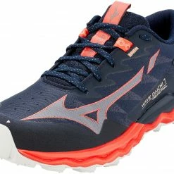 Mizuno Wave Daichi 7 Shoes Women, Blauw