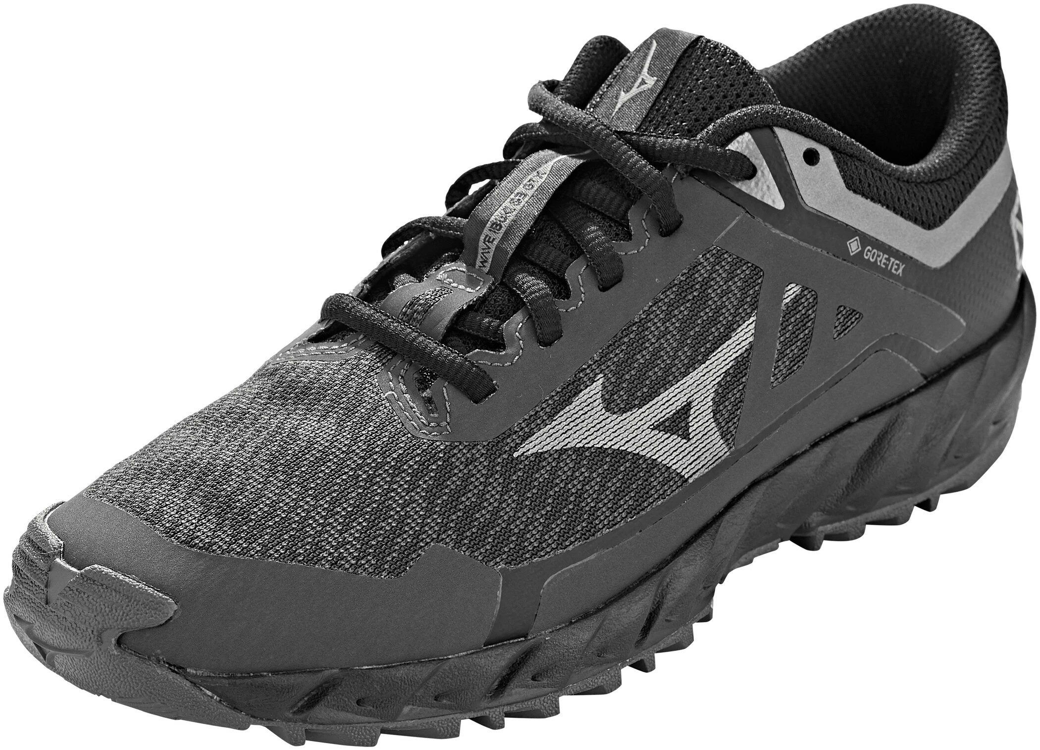 Mizuno Wave Ibuki 3 GTX Schoenen Dames, zwart/grijs Mizuno Wave Ibuki 3 GTX Schoenen Dames, Zwart/grijs -Scarpa®-winkel mizuno wave ibuki 3 gtx shoes women dark shadow mettalic gray black 1
