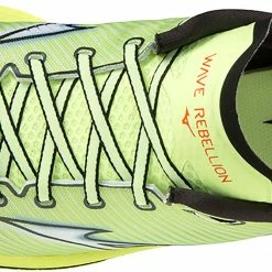 Mizuno Wave Rebellion Shoes Men, Groen 9 Mizuno Wave Rebellion Shoes Men, Groen -Scarpa®-winkel mizuno wave rebellion shoes men neo lime white neon flame 3