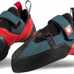 Ocun Bullit Climbing Shoes, Petrol/rood