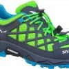 SALEWA Wildfire Shoes Kids, Blauw/turquoise -Scarpa®-winkel salewa wildfire shoes kids fluo green blue danube 1