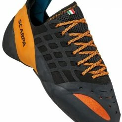 Scarpa Instinct Lace Climbing Shoes, Zwart/oranje