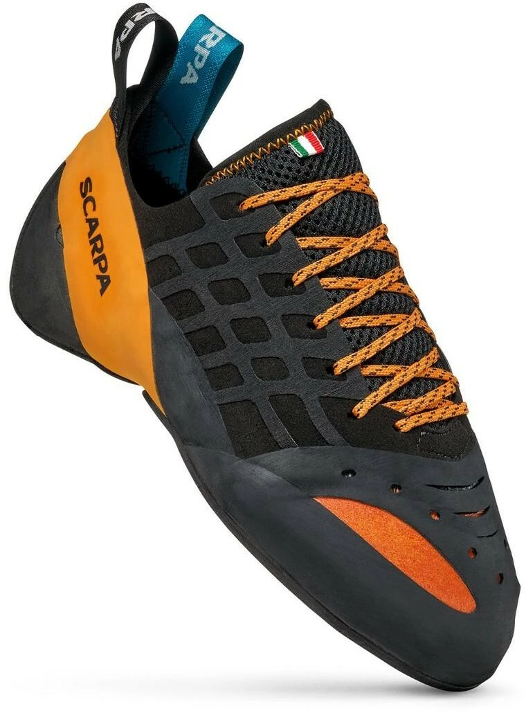 Scarpa Instinct Lace Climbing Shoes, Zwart/oranje 2 Scarpa Instinct Lace Climbing Shoes, Zwart/oranje
