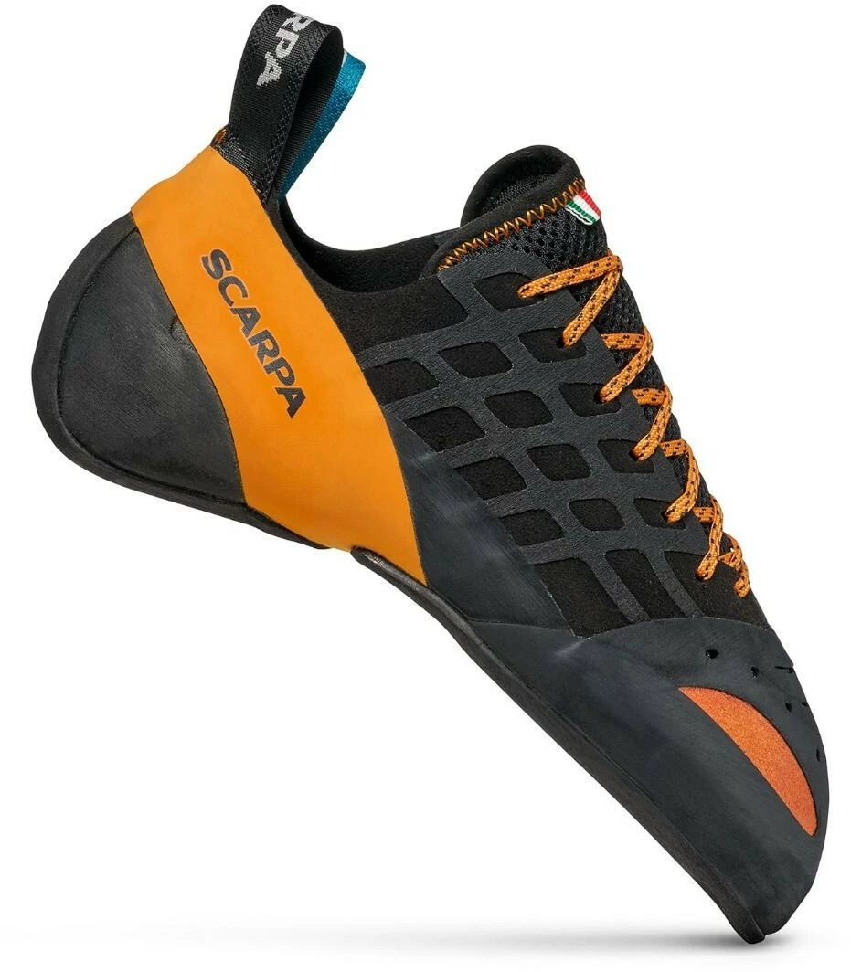 Scarpa Instinct Lace Climbing Shoes, Zwart/oranje 3 Scarpa Instinct Lace Climbing Shoes, Zwart/oranje - Afbeelding 2