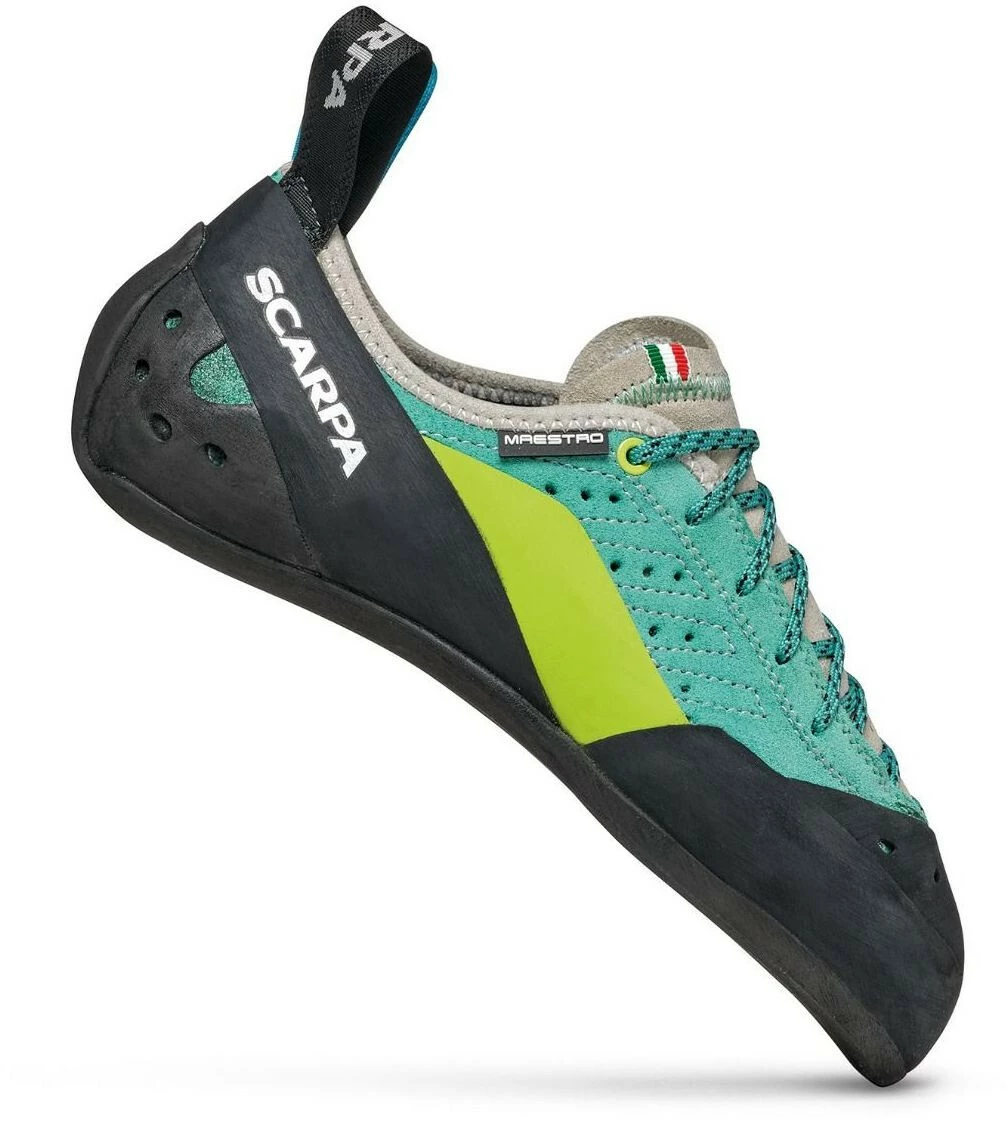 Scarpa Maestro Plus Klimschoenen Dames, Turquoise 4 Scarpa Maestro Plus Klimschoenen Dames, Turquoise - Afbeelding 2