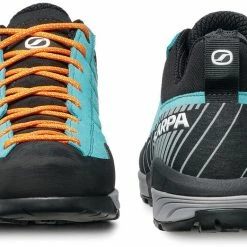 Scarpa Mescalito Shoes Women, Grijs/turquoise -Scarpa®-winkel scarpa mescalito shoes women ceramic gray 5 1