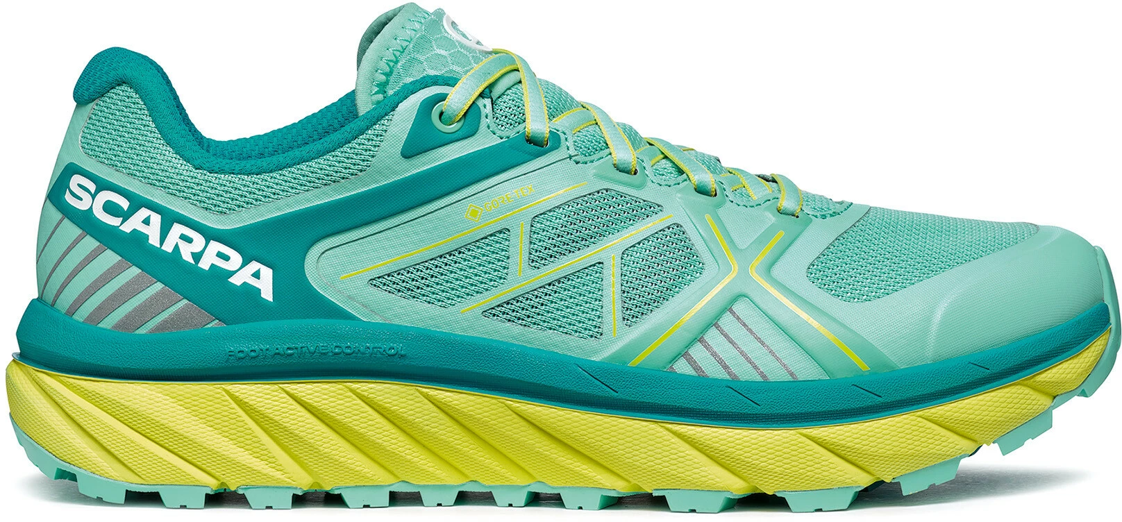 Scarpa Spin Infinity GTX Shoes Women, Turquoise/geel 4 Scarpa Spin Infinity GTX Shoes Women, Turquoise/geel - Afbeelding 2